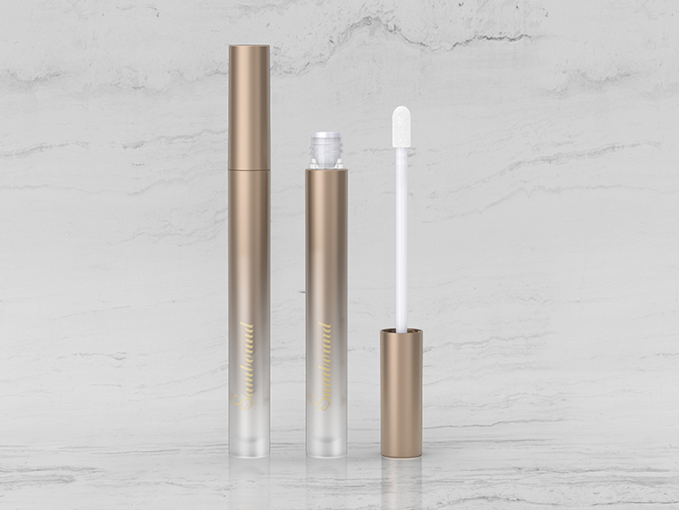 磨砂漸變空唇彩管注塑加工 磨砂漸變空唇彩管注塑加工