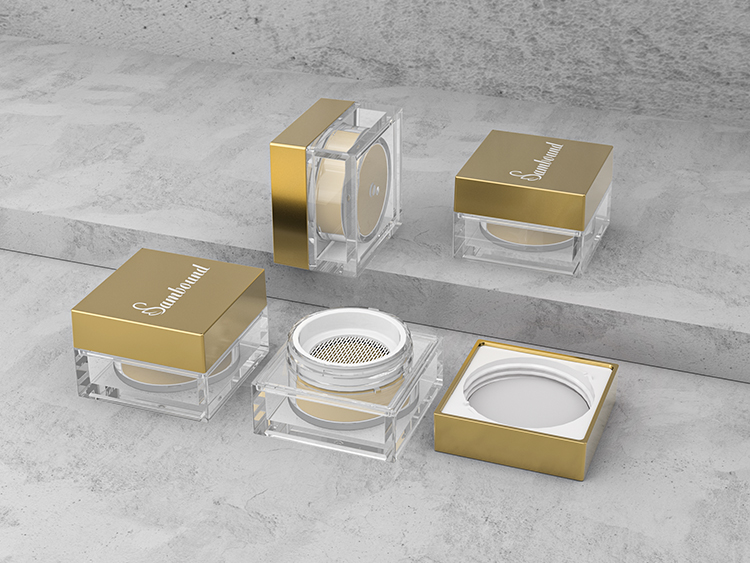 塑料蜜粉分裝盒散粉盒包材注塑加工 塑料蜜粉分裝盒散粉盒包材注塑加工