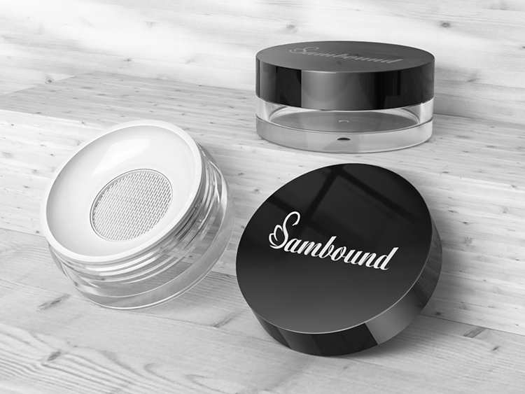 高透明帶濾網(wǎng)散粉分裝盒注塑件 高透明帶濾網(wǎng)散粉分裝盒注塑件