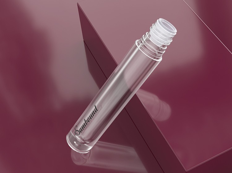 定制透明圓形空唇彩管